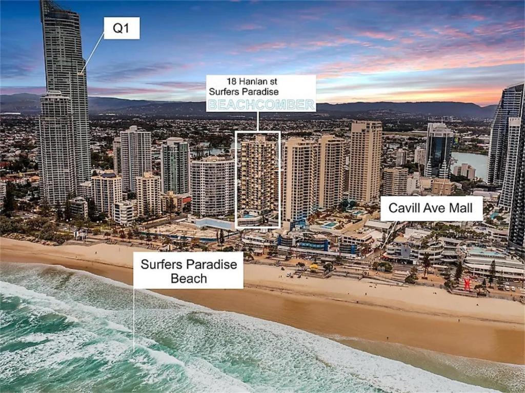 Beachside Apartment In The Heart Of Surfers Paradise - Free Parking Gold Coast Exterior foto